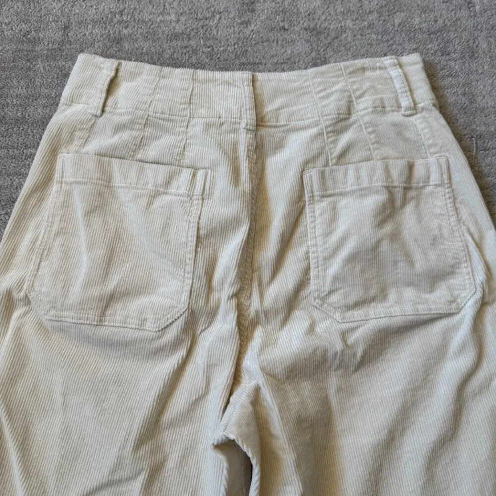 Anthropologie Maeve Colette Cropped Wide-Leg Corduroy Pants - Picture 10 of 11